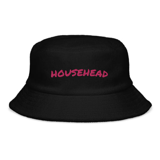 Househead  Embroidered Terry cloth bucket hat