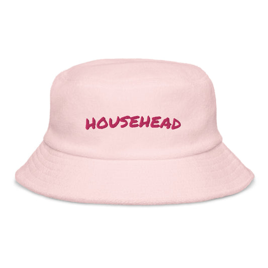 Househead  Embroidered Terry cloth bucket hat