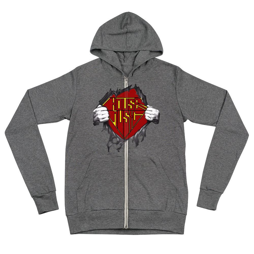 Supa House bustout Unisex zip hoodie